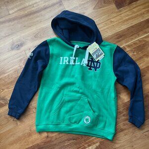 NWT** IRELAND NOTRE DAME youth Sweatshirt hoodie - St. Patricks Day